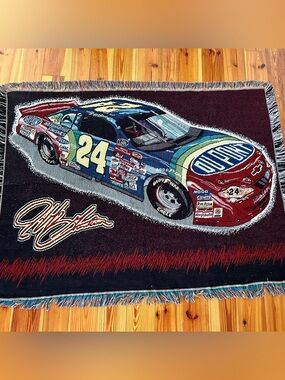 Vintage Jeff Gordon Blanket